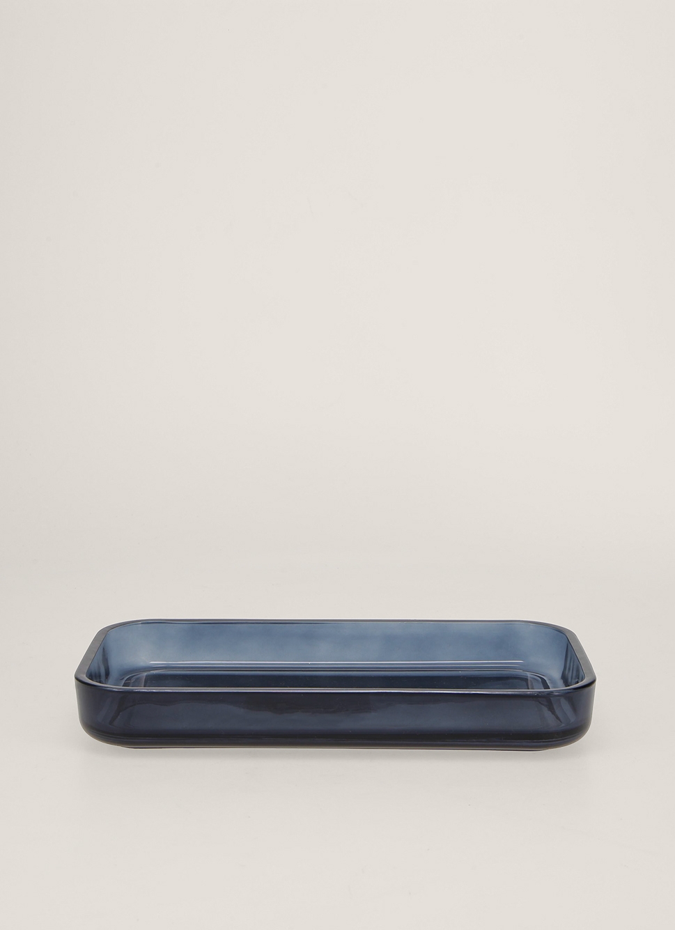 PLATEAU TRANSPARENT UNI ESTHER BLEU