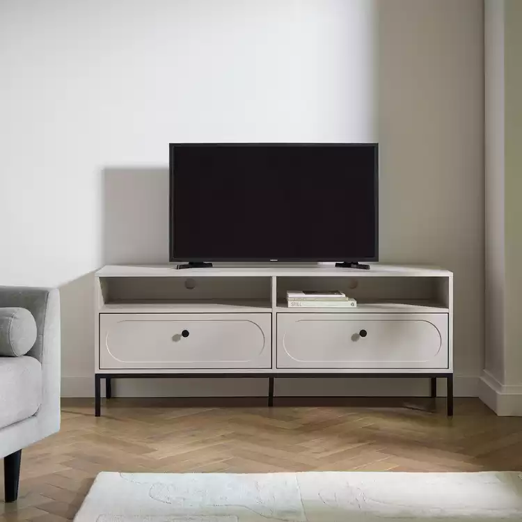 Habitat Muna 2 Drawer TV Unit - Natural