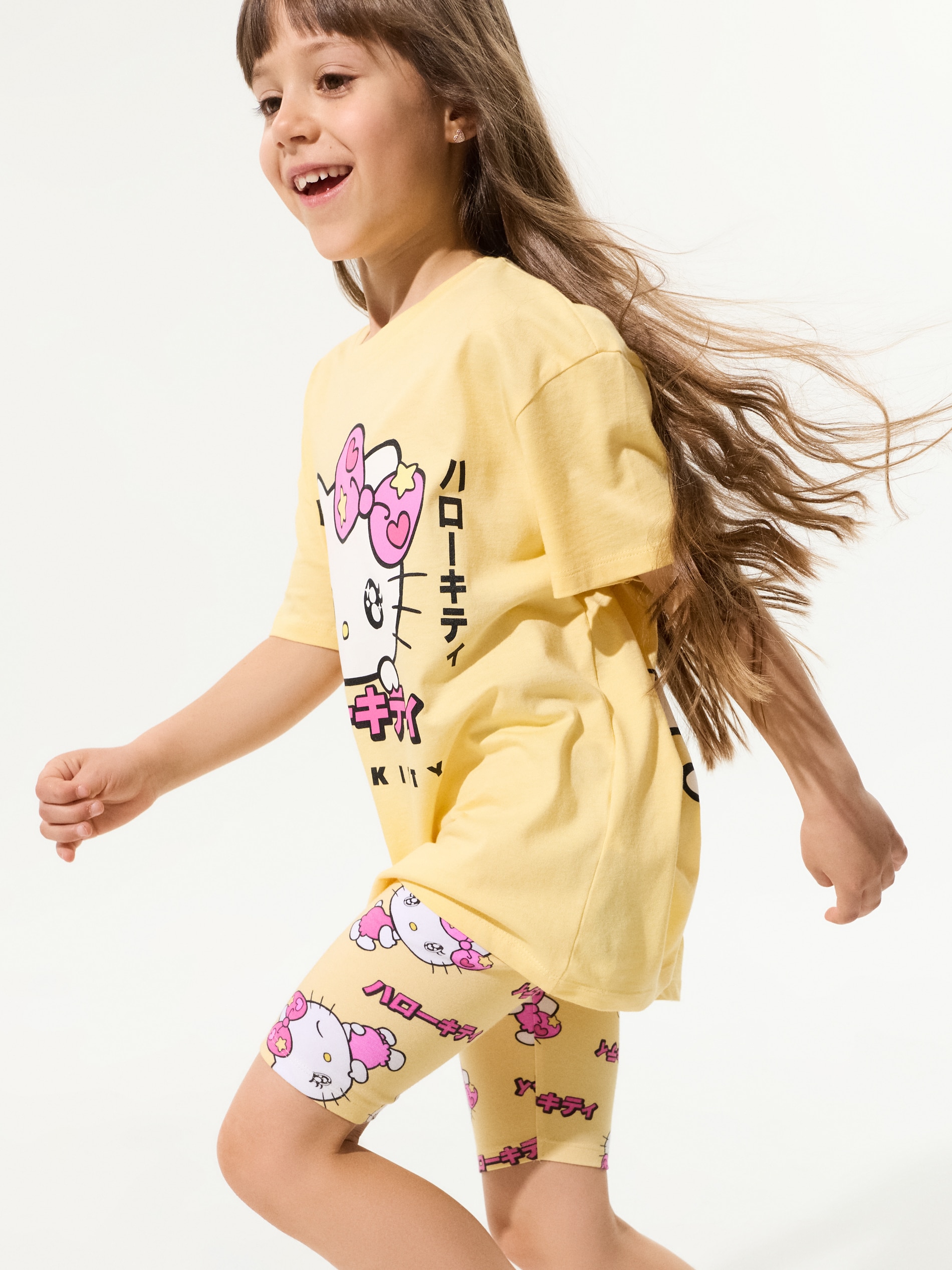 Bawełniane kolarki z nadrukiem 2 pack Hello Kitty