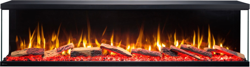 Kominek Elektryczny Led Ścienny Unique 80 Cm Bez GrzaniaAflamo