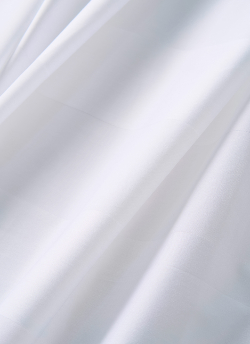 DRAP HOUSSE UNI EN SATIN DE COTON BLANC