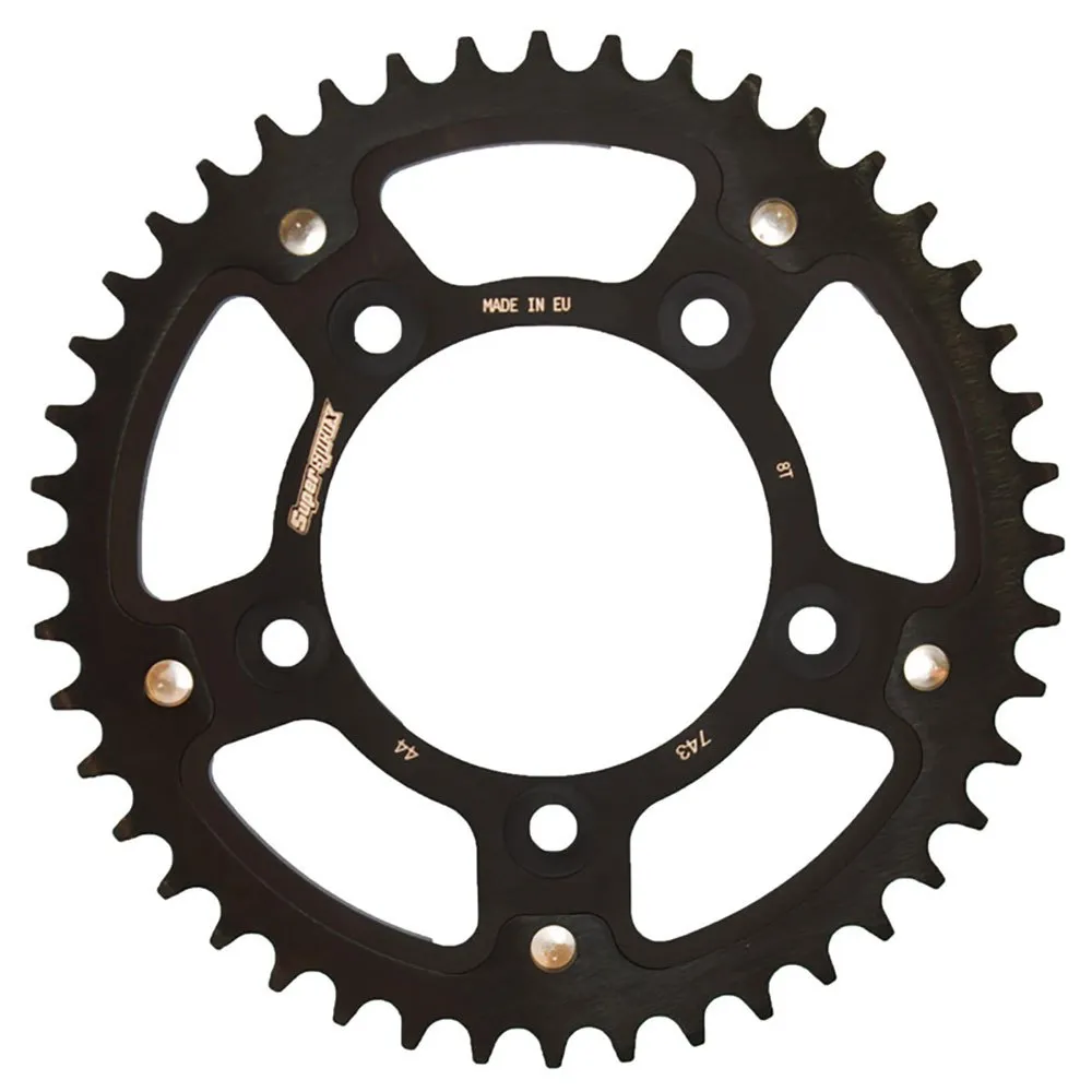 Supersprox Stealth Ducati 520x44 RST743X44BLK rear sprocket