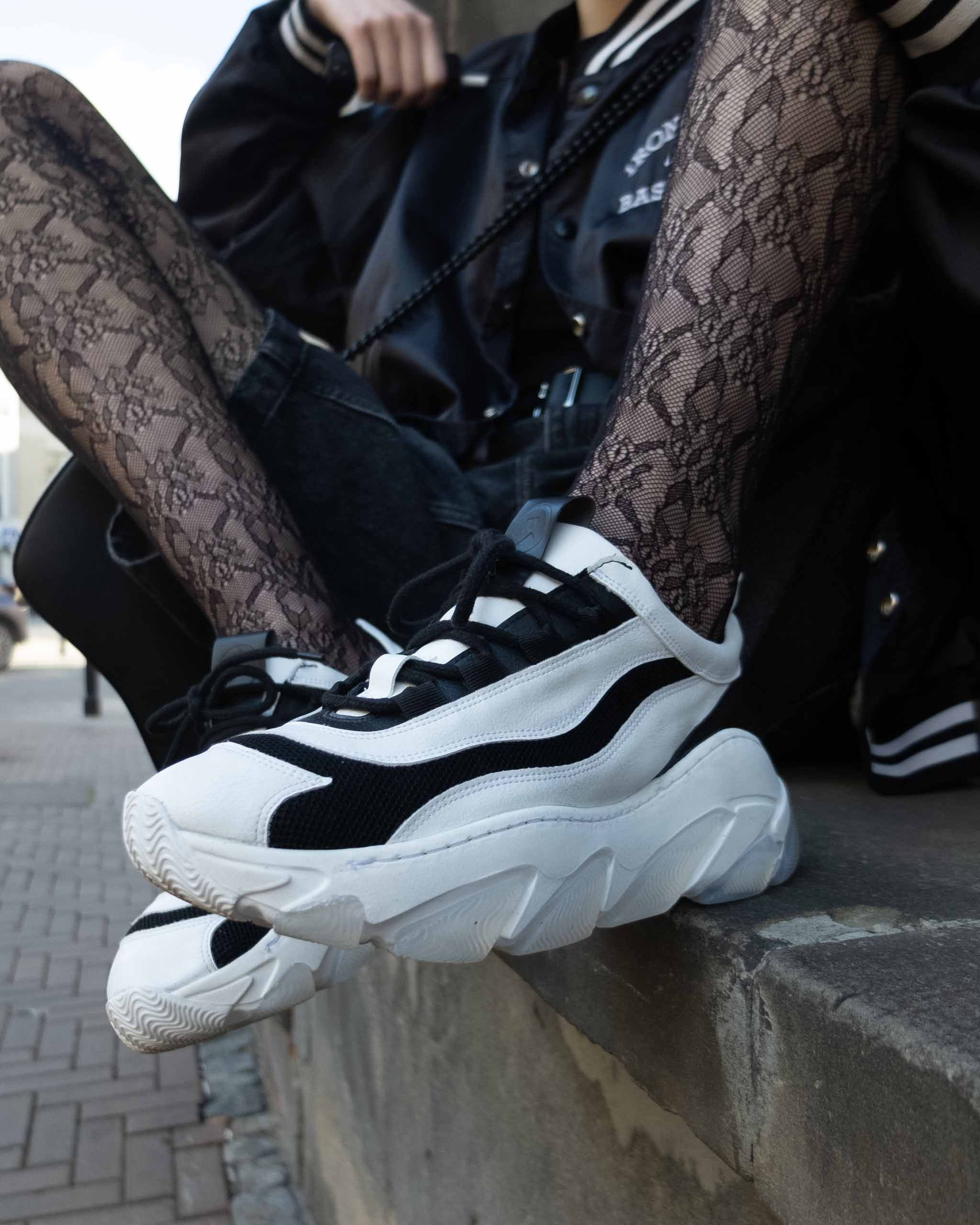 BOHEMA - Daddy’s Sneakers Białe, ze skóry roślinnej, polska rodzinna marka - outlet