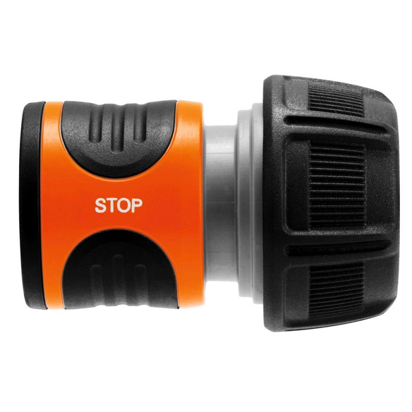Wasserstop, Länge: 16,6 cm, Kunststoff, orange/schwarz