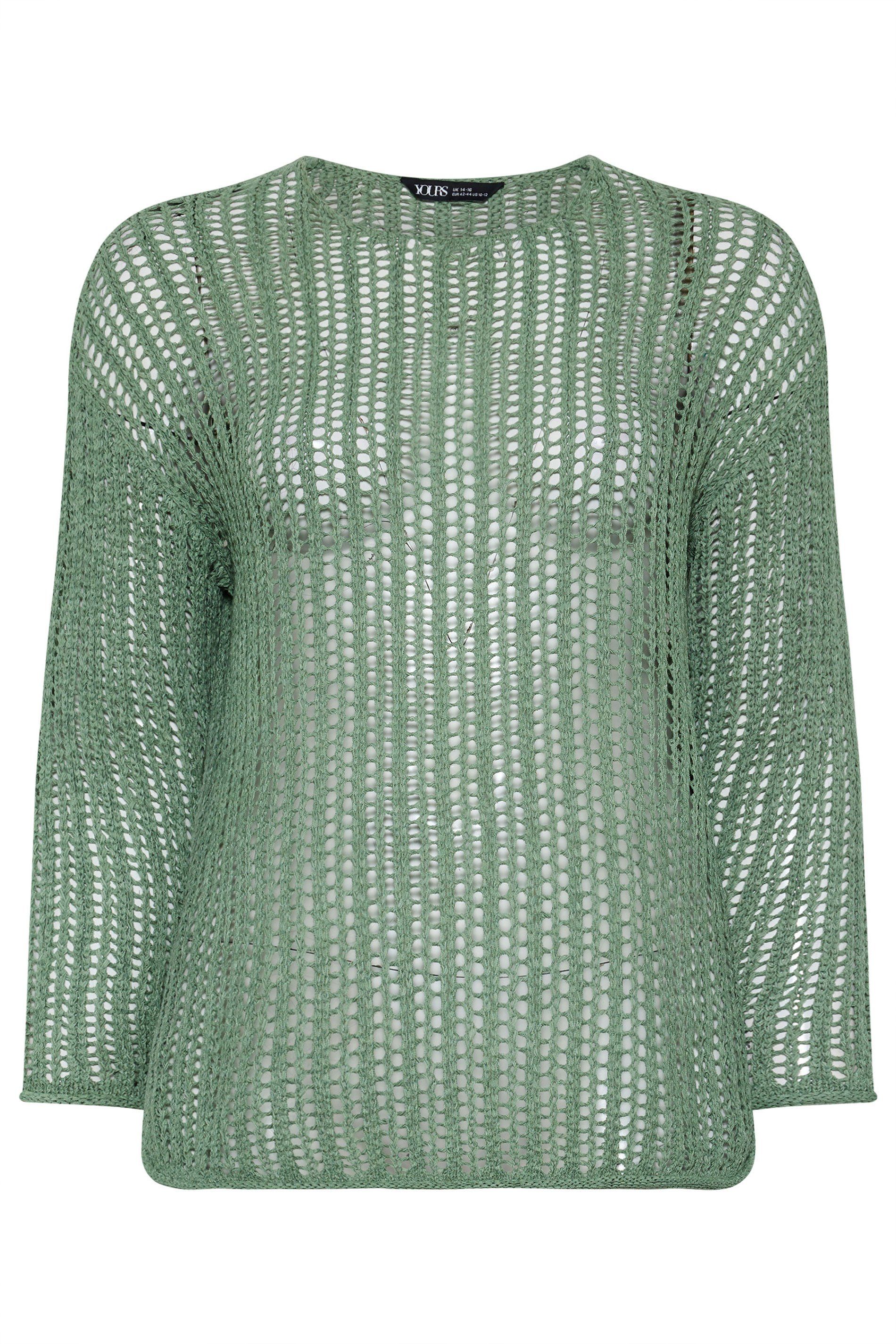Yours Crochet Long Sleeve Knitted Jumper