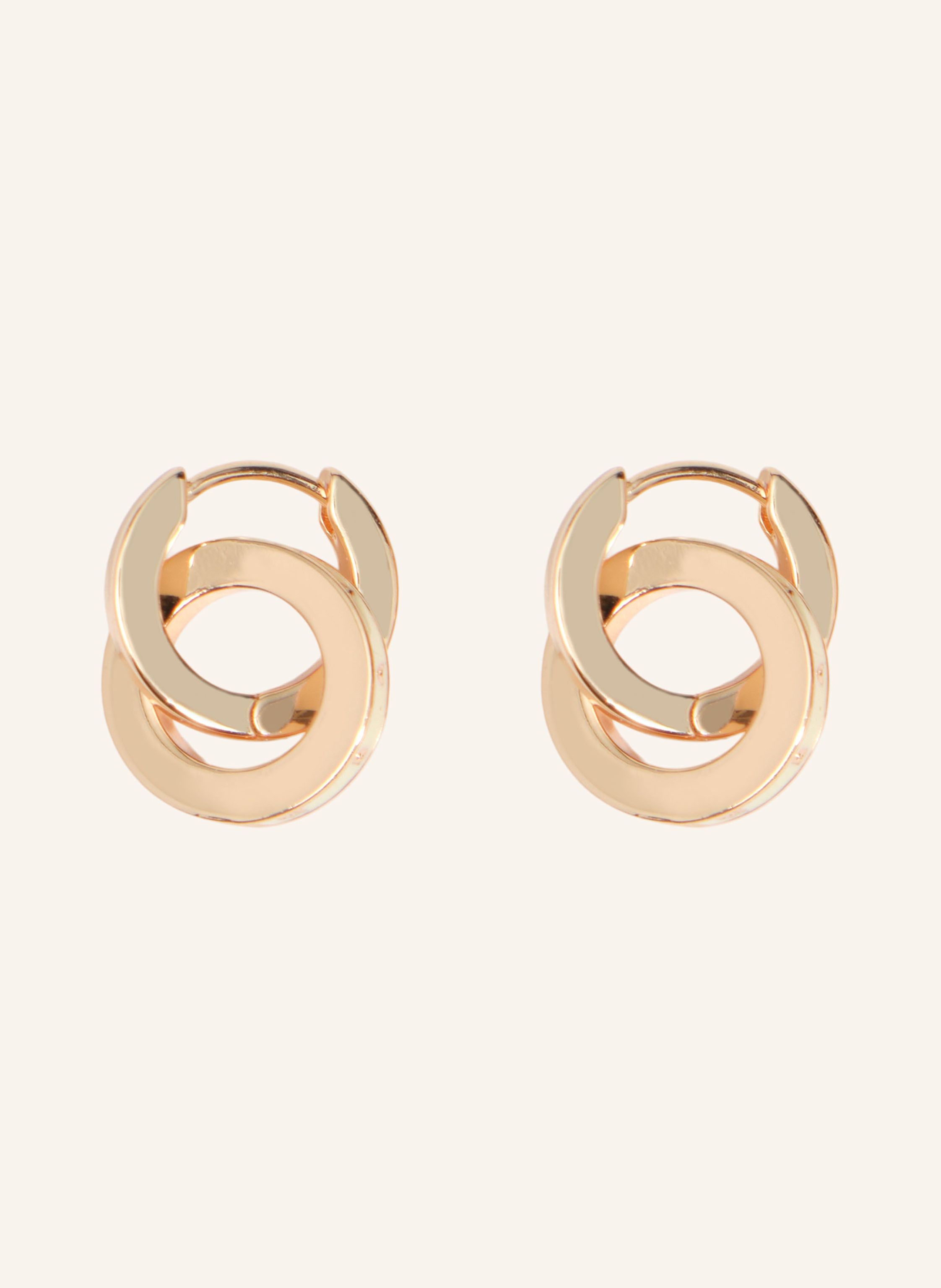 BIMBA Y LOLA Doppelreifen-Logo-Ohrringe