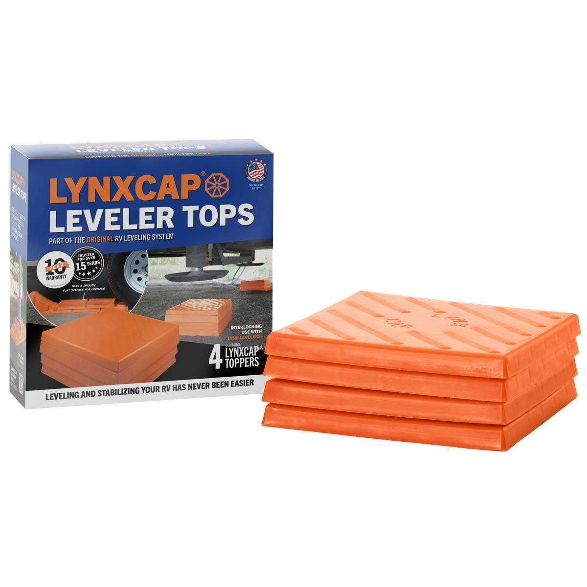 Lynx Cap RV Stopper Blocks, 4-pc