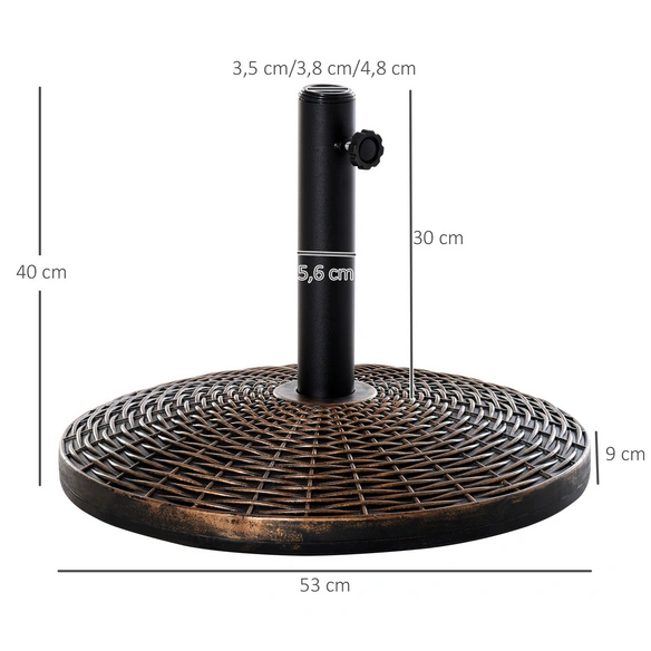 Sonnenschirmständer, hart_polyethylen_hdpe/zement/metall