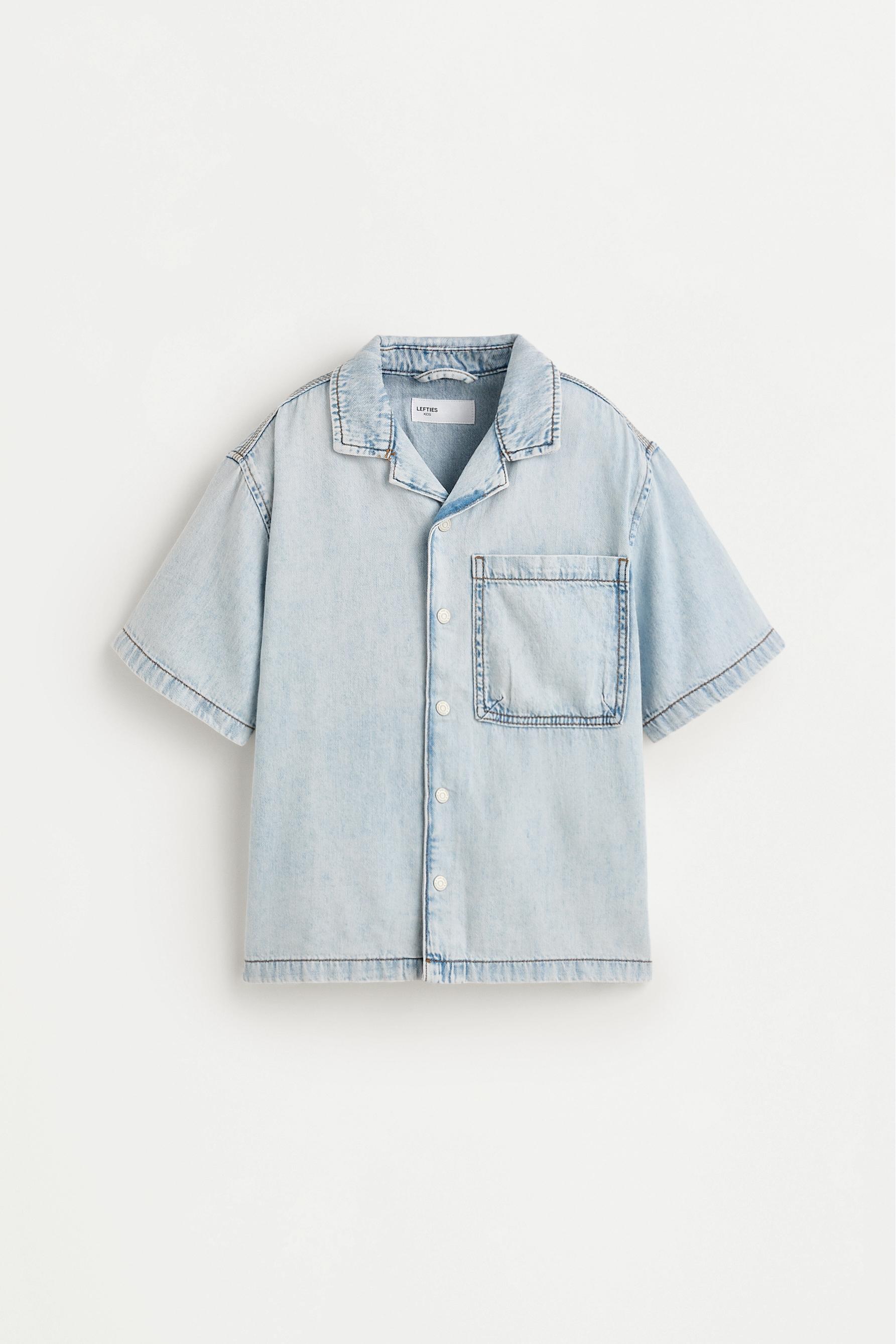 Camisa denim resort