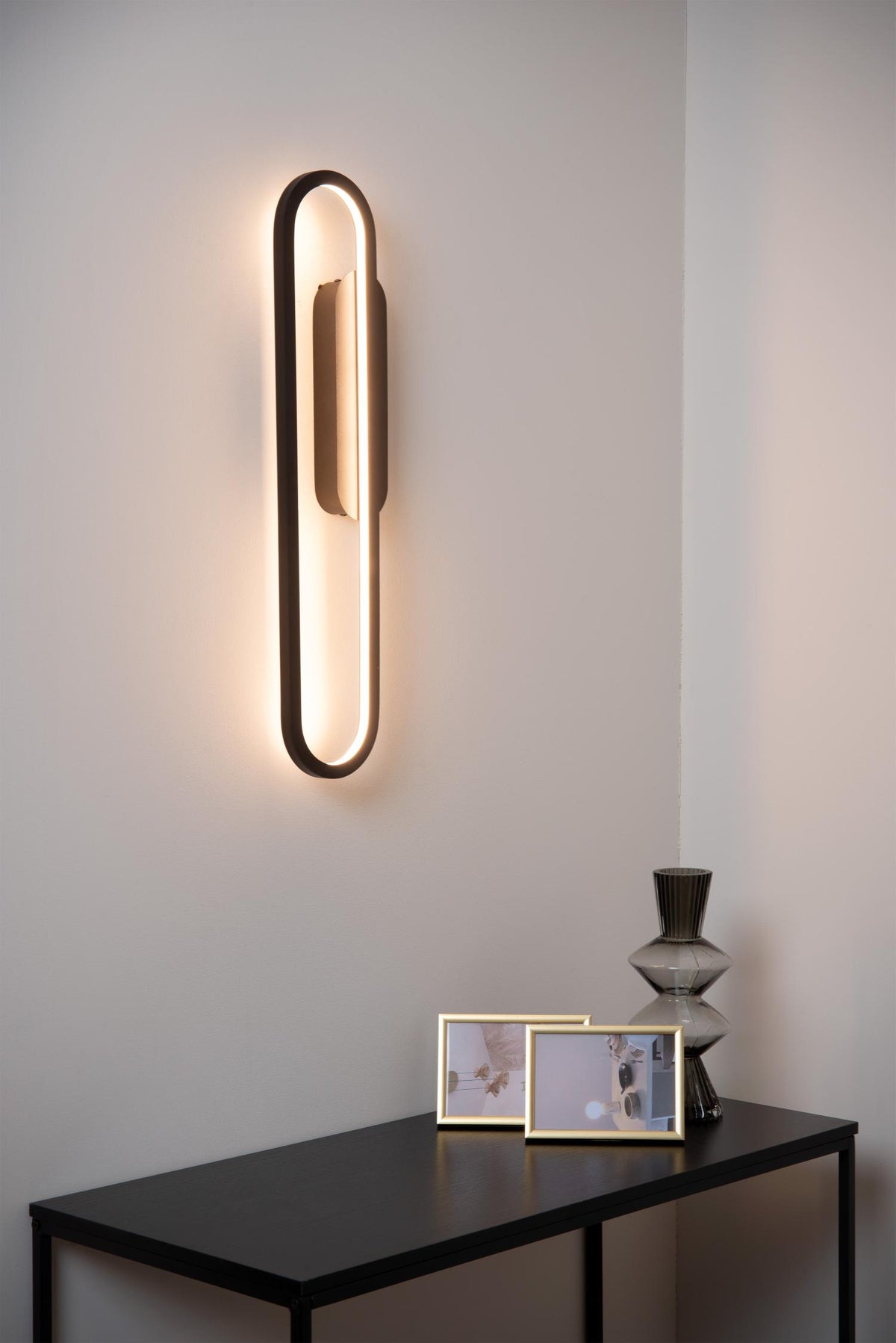 Lucide wandlamp THELMA - Geïntegreerde LED - Zwart