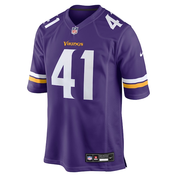 Kobe King Minnesota Vikings Nike Team Game Jersey -  Purple