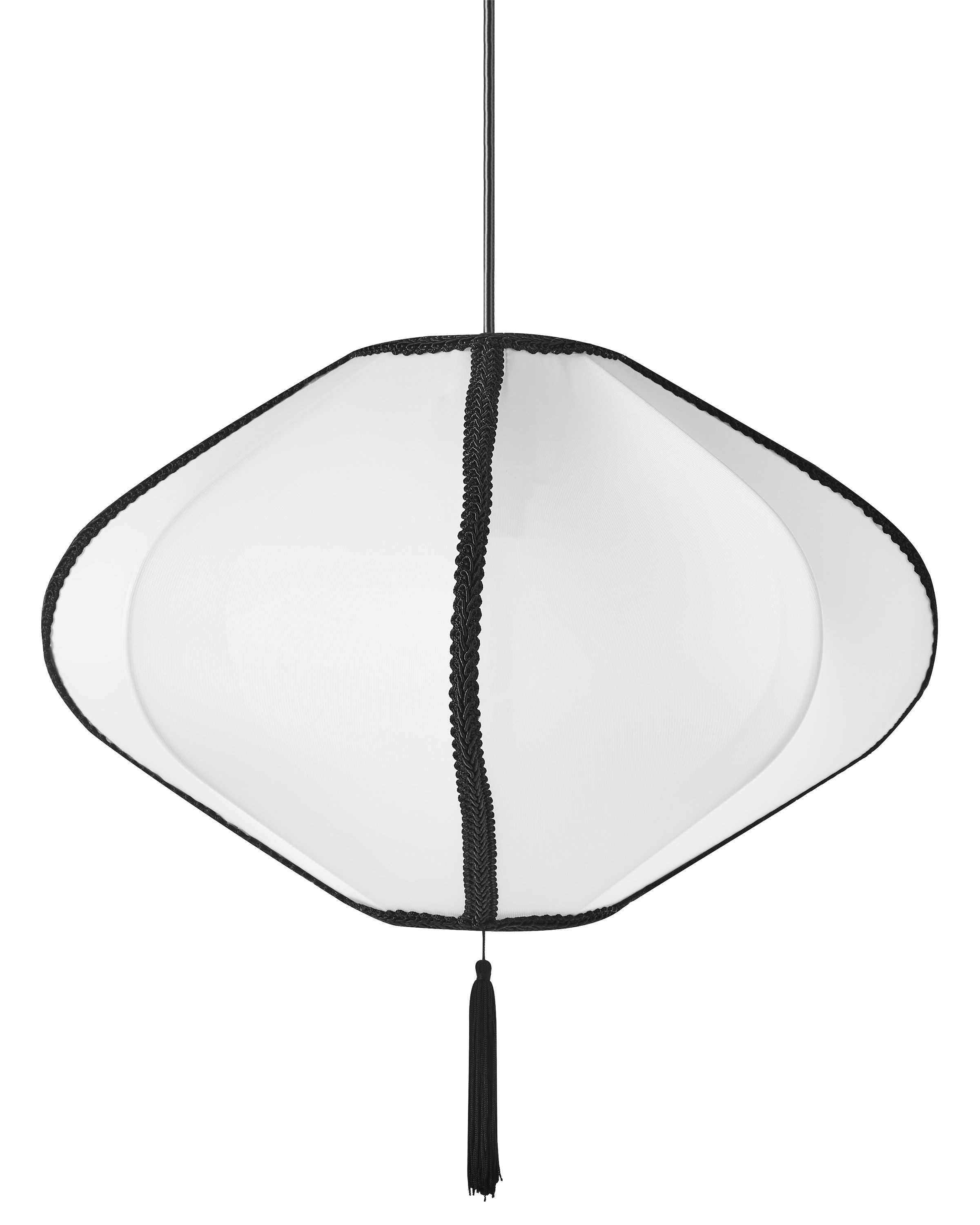 Lampa wisząca sufitowa nylonowa biała