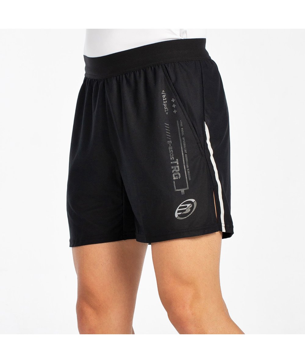 SHORT BULLPADEL BLANCOS NEGRO