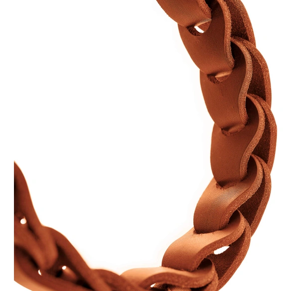 Halsband, Gr. M-L, cognacfarben