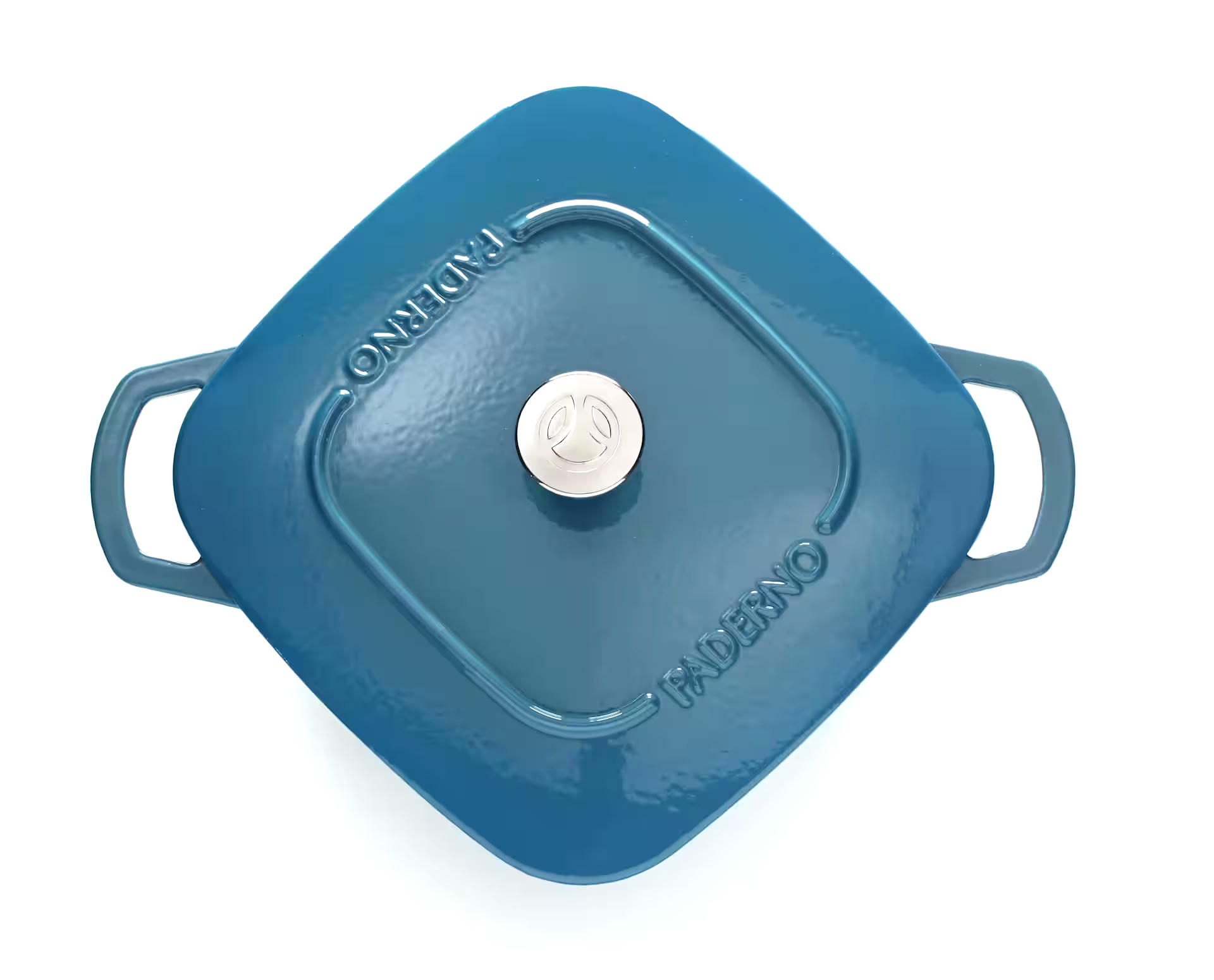 PADERNO Dutch Oven, Durable Cast Iron, Oven Safe, Atlantic Blue, 6.5-qt
