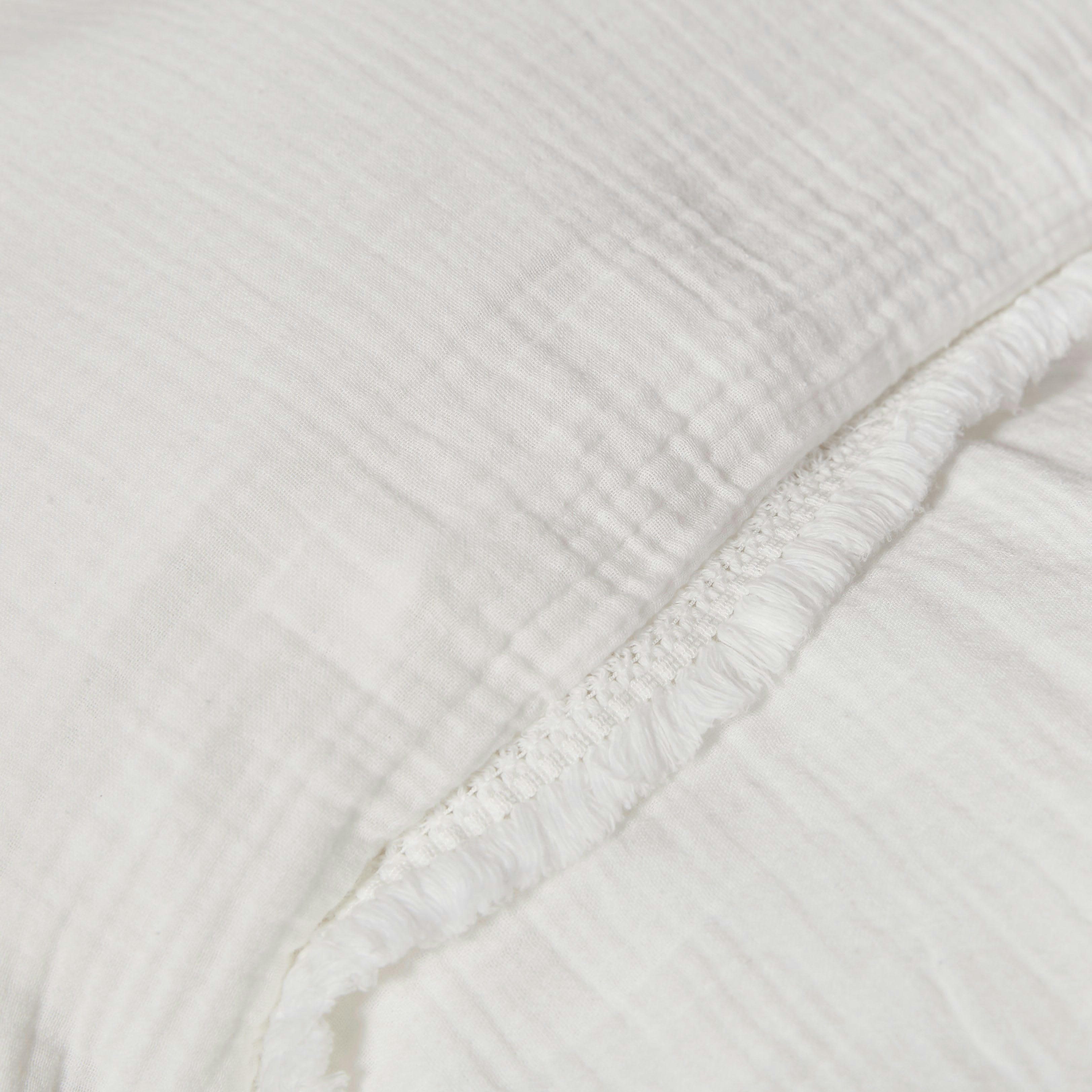 - Parure de lit en gaze de coton biologique écru 220x240