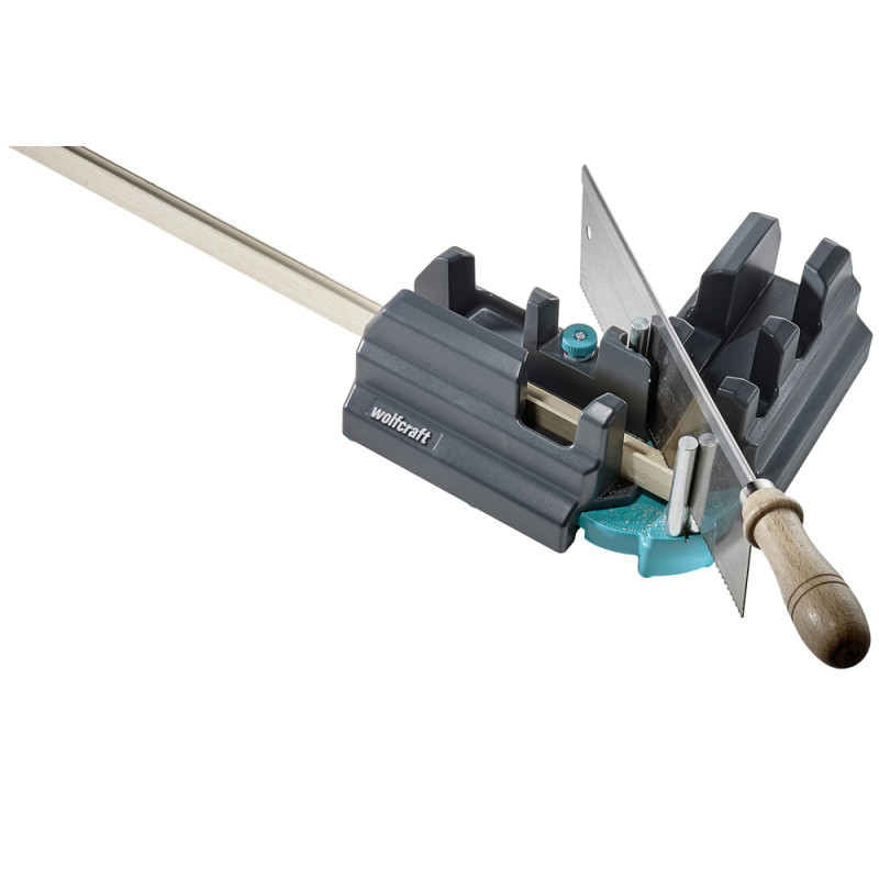 Fausse équerre et boîte à onglet 2-en-1 WOLFCRAFT