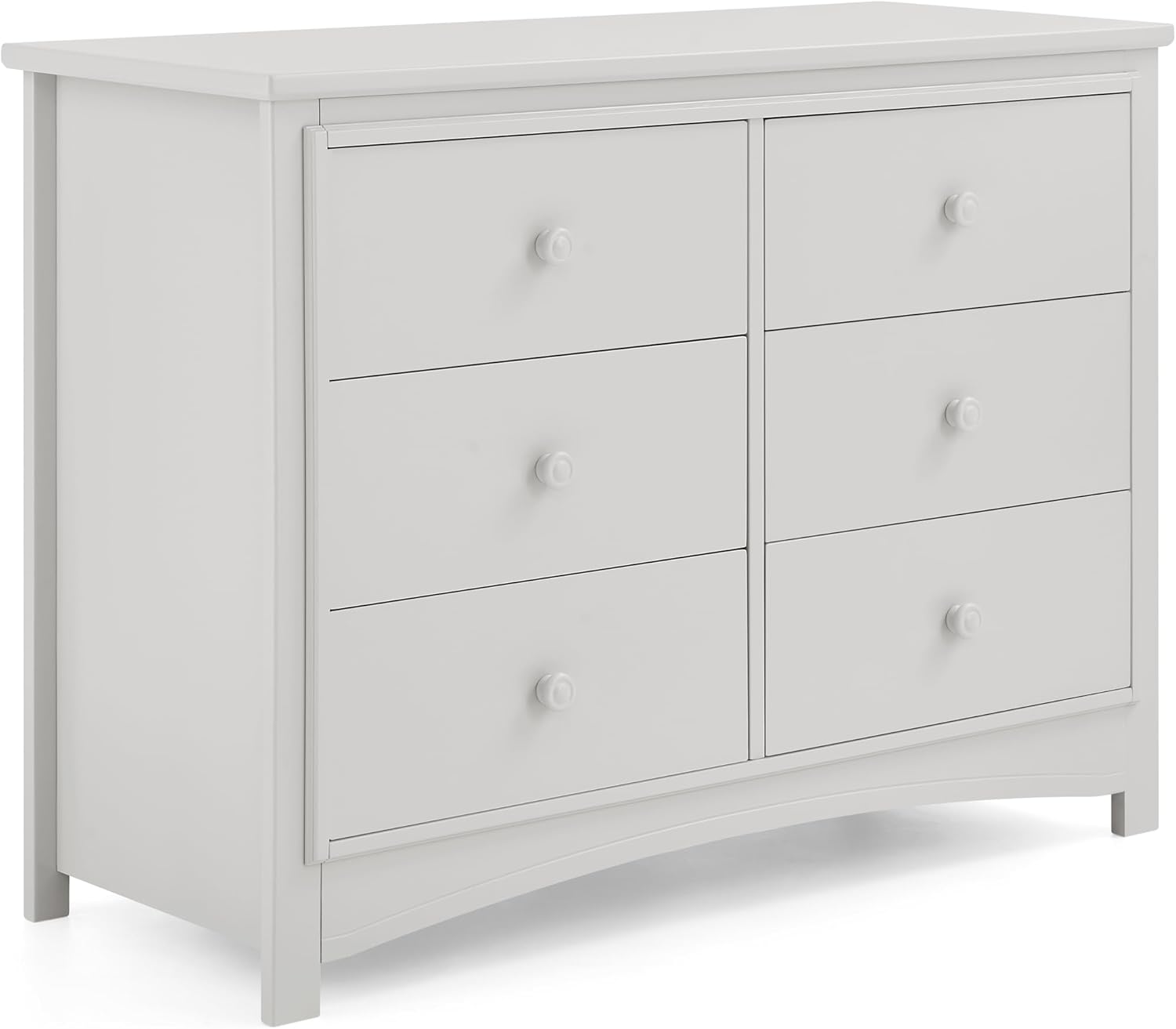 Delta Children Perry 6 Drawer Dresser - Greenguard Gold Certified, Moonstruck Grey
