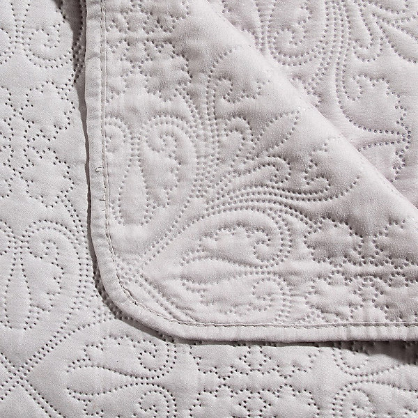 Dessus de lit 240x260   2 taies Arabesque lin