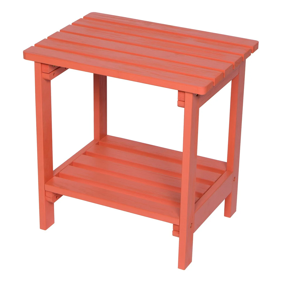 Laguna Adirondack Weather-Resistant 19.75 Wood 2 Tier Side Table by Porch & Den