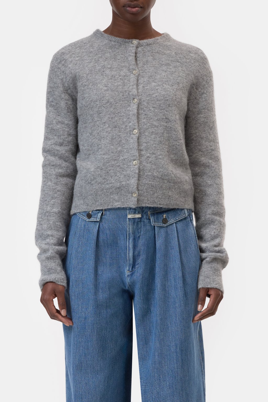Cardigan aus Alpaka-Woll-Mix-Garn