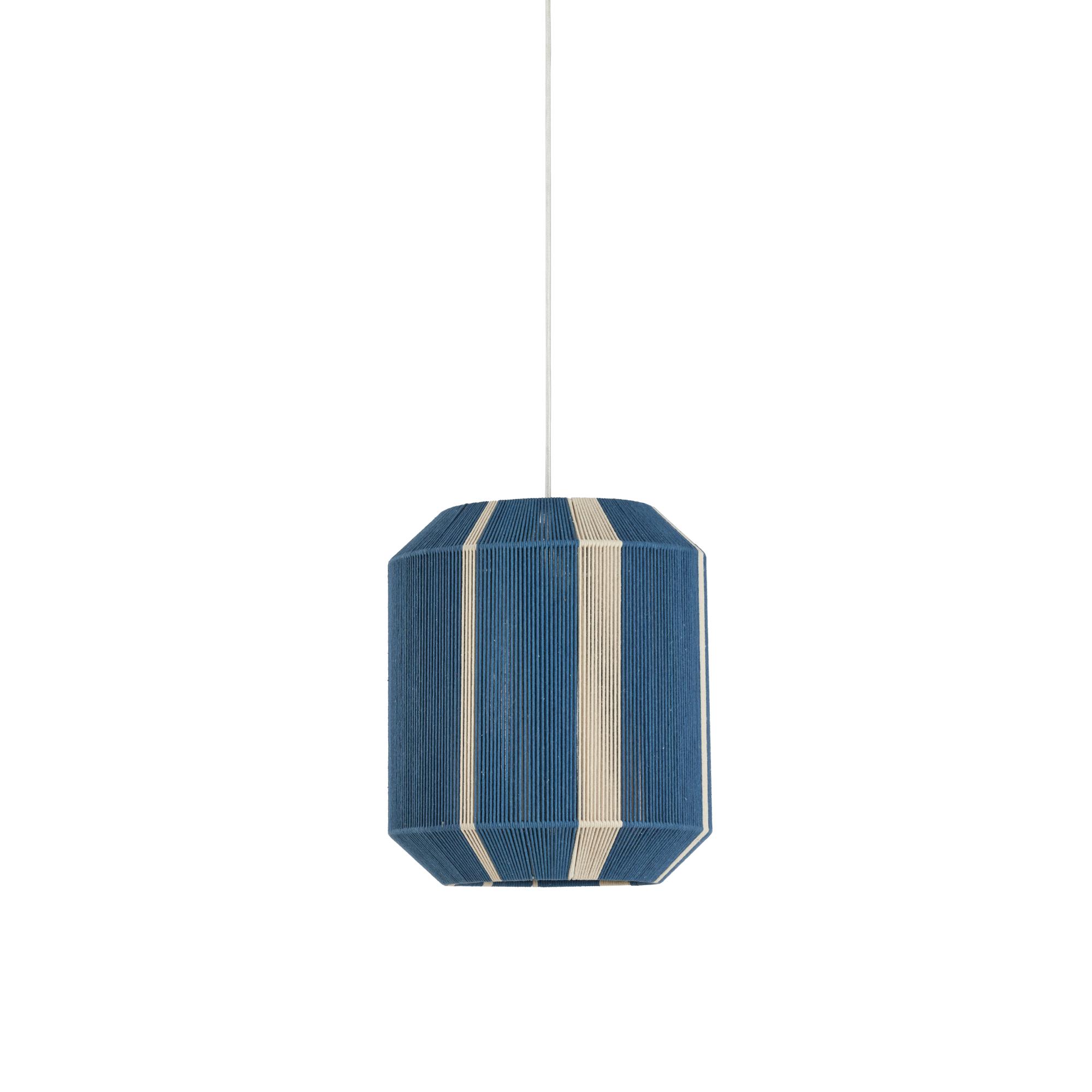 Light & Living hanglamp Kozana - blauw - Ø36cm