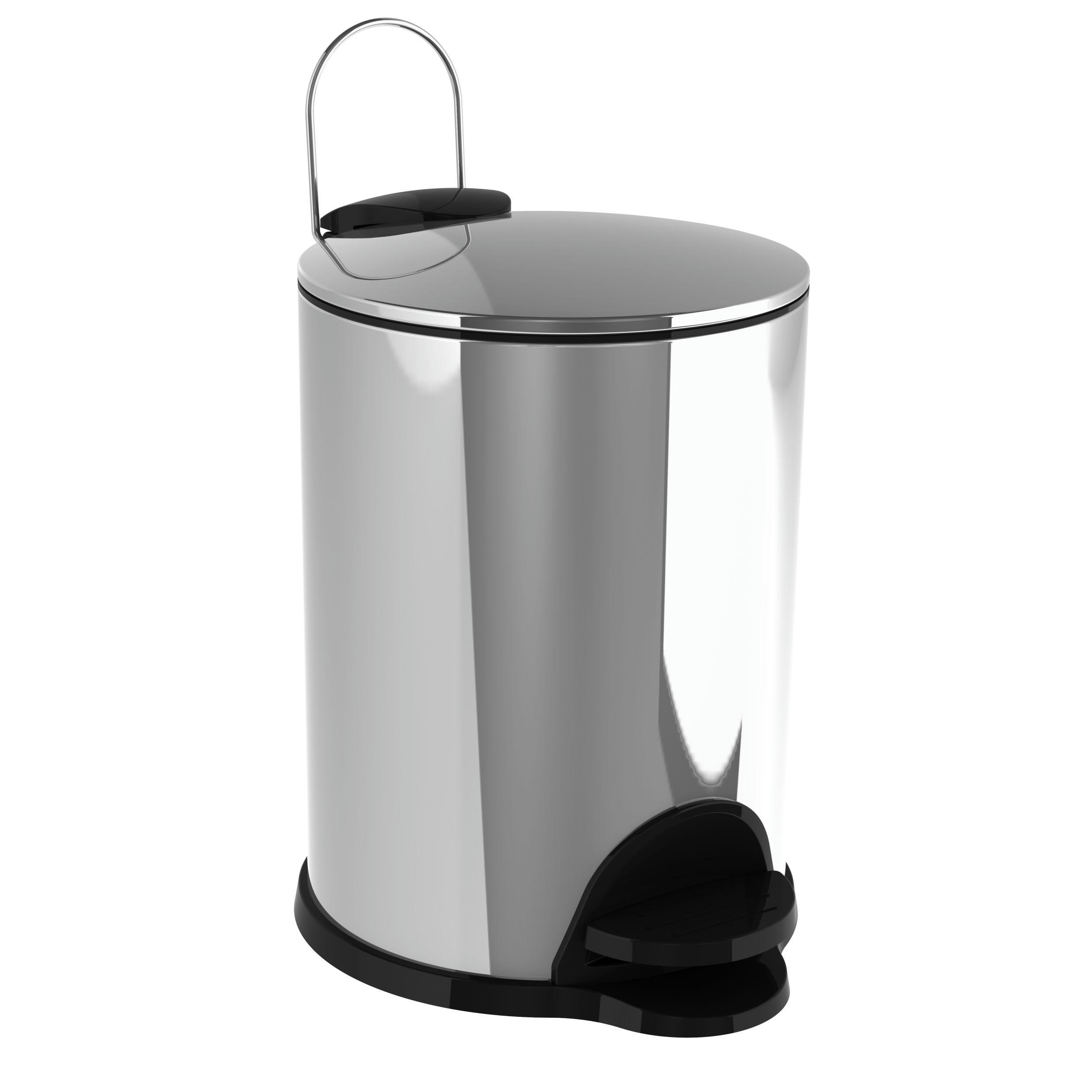 COPERBLINK - Poubelle inox brillant 3L