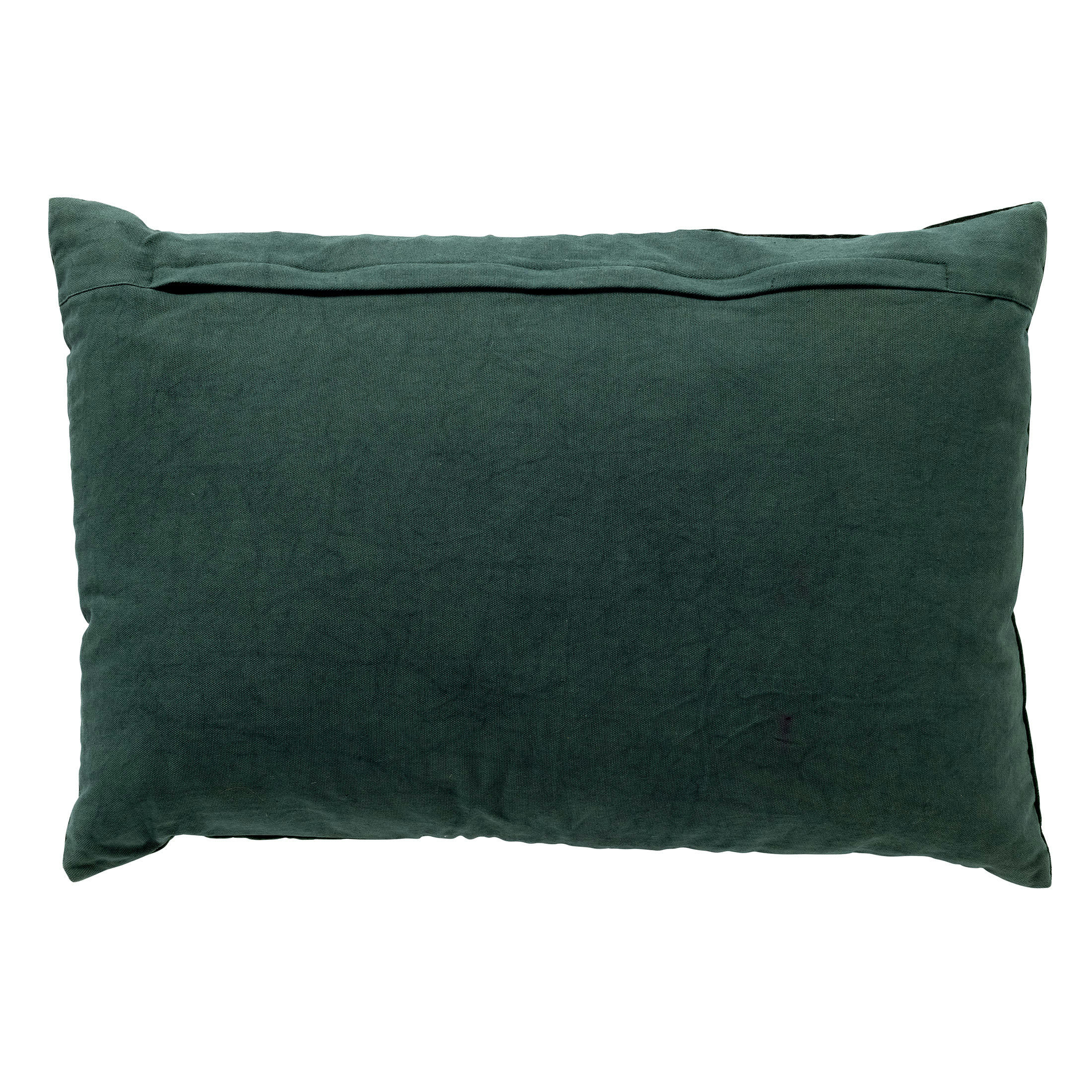 - Housse de coussin vert en velours-40x60 cm uni