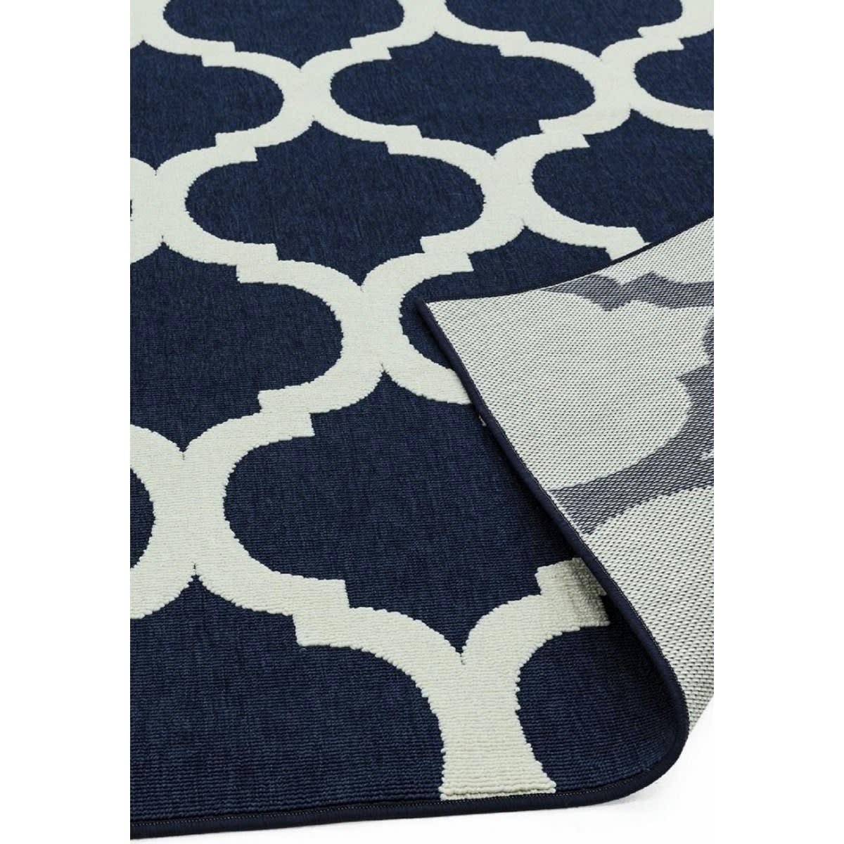 GORBIO - Tapis intérieur extérieur en Polypropylène Bleu 200x290 cm