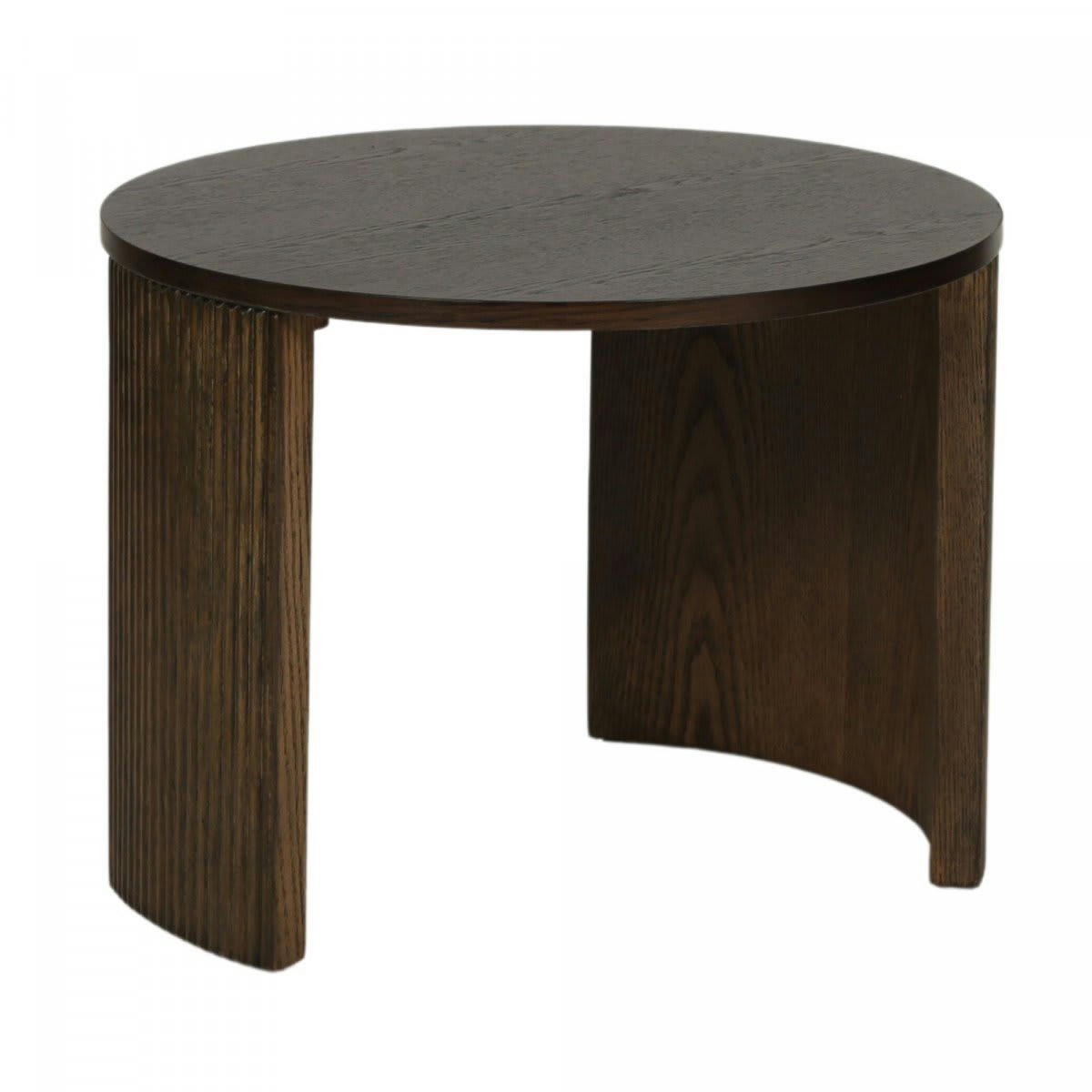 LAKIA - Table basse ronde design en bois