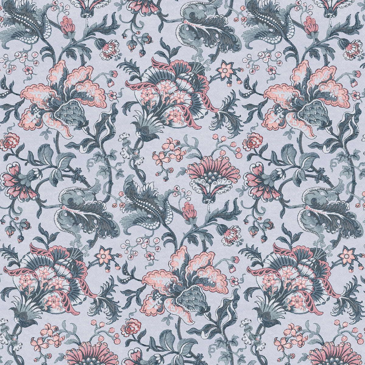 Laura Ashley Vliesbehang - Portia Pale Slate - 10mx52cm