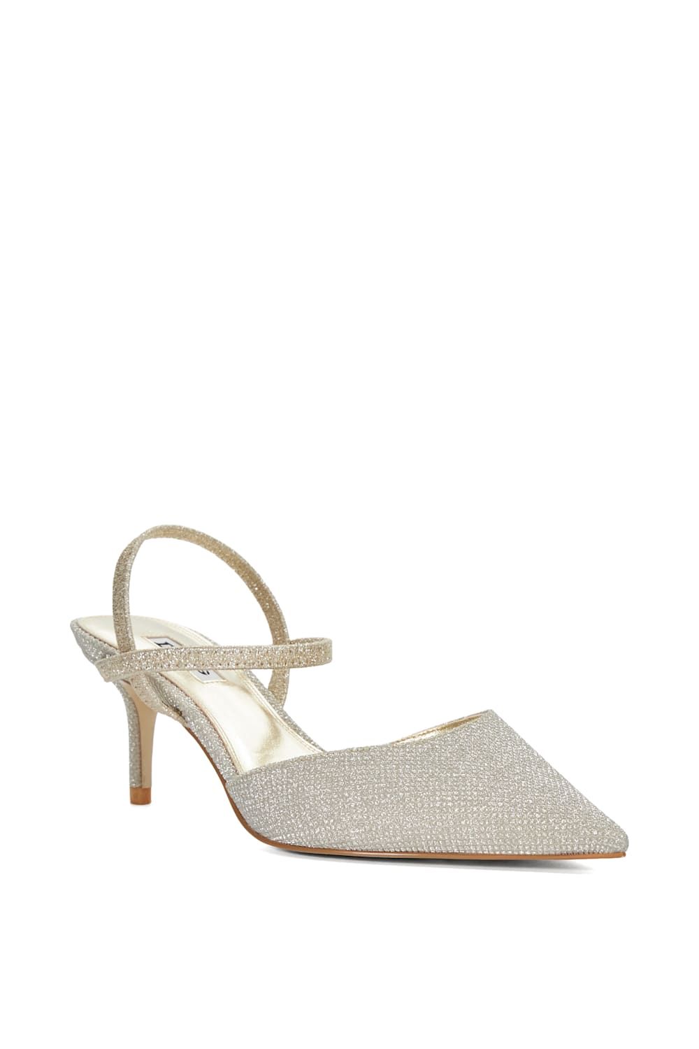 Dune London Wide Fit 'Classical' Strappy Heels