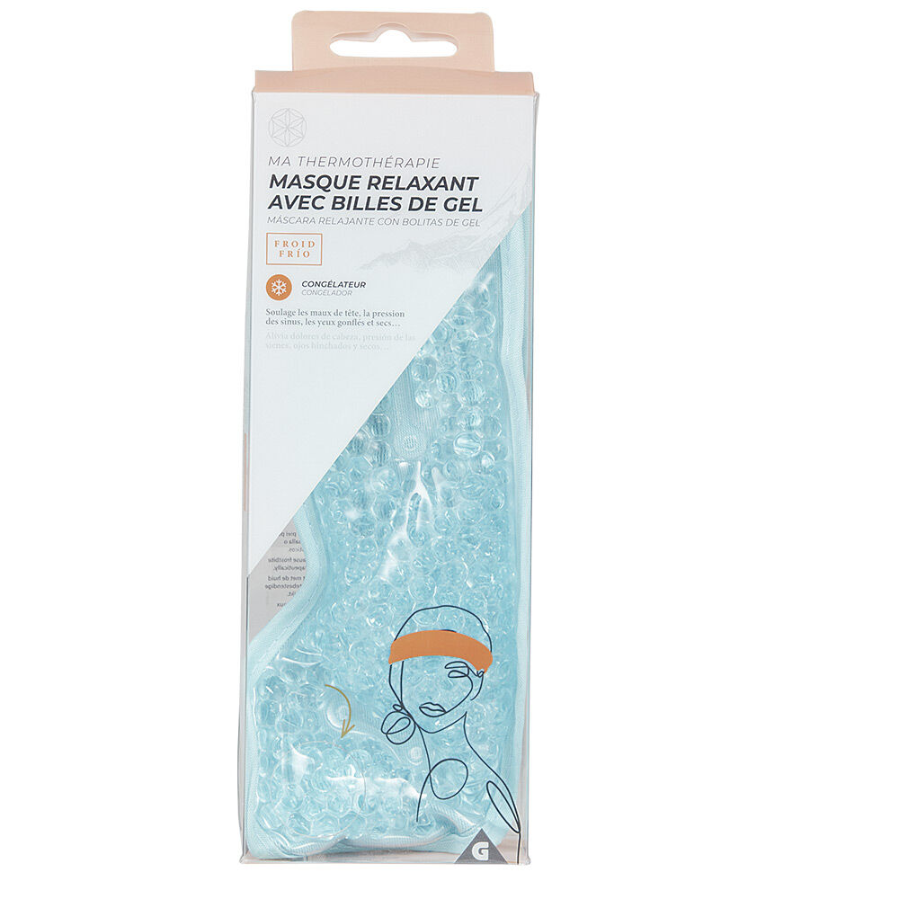 Masque relaxant avec billes de gel