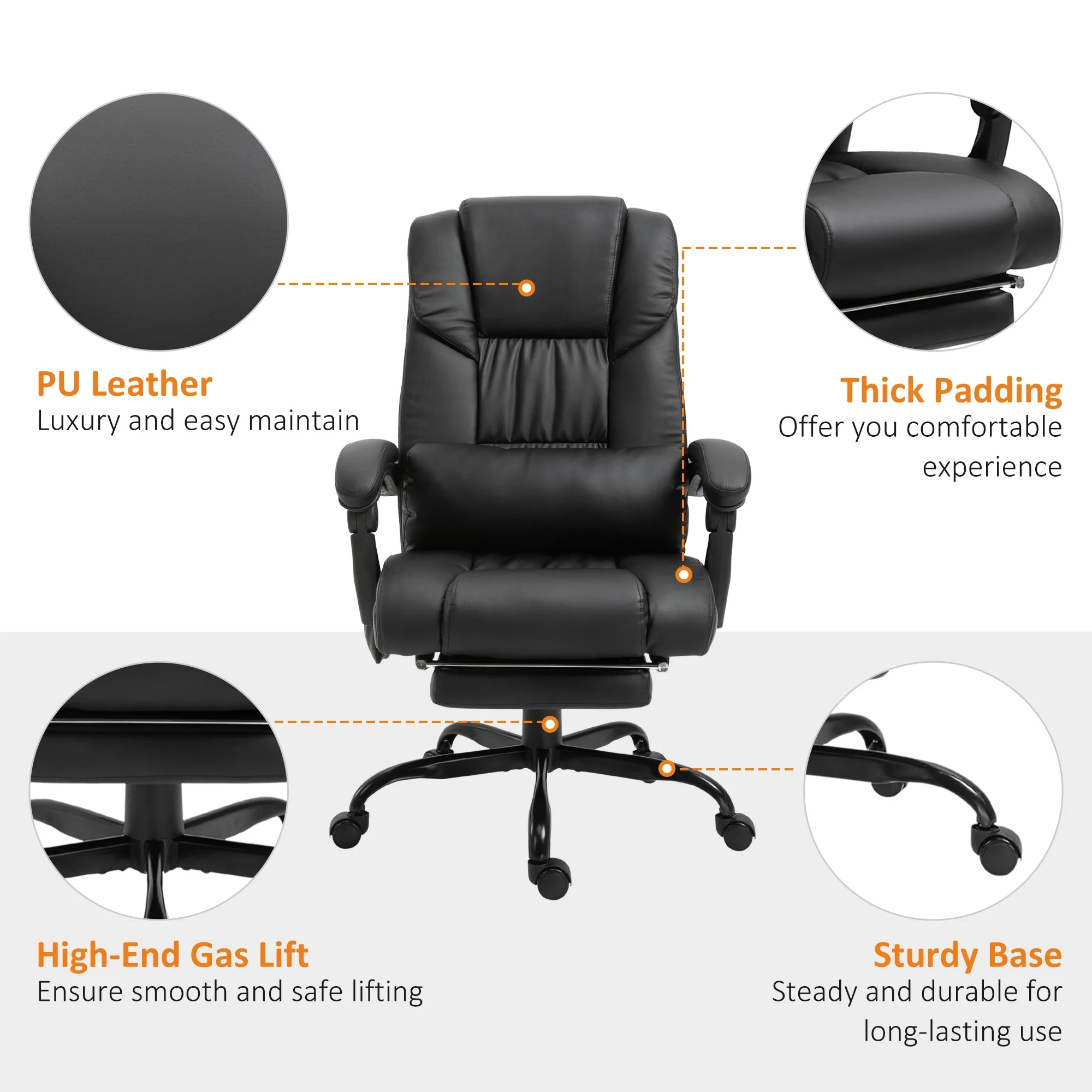Comfortable Massage Office Chair with Multiple Functions for Ultimate Relaxation and Productivity.