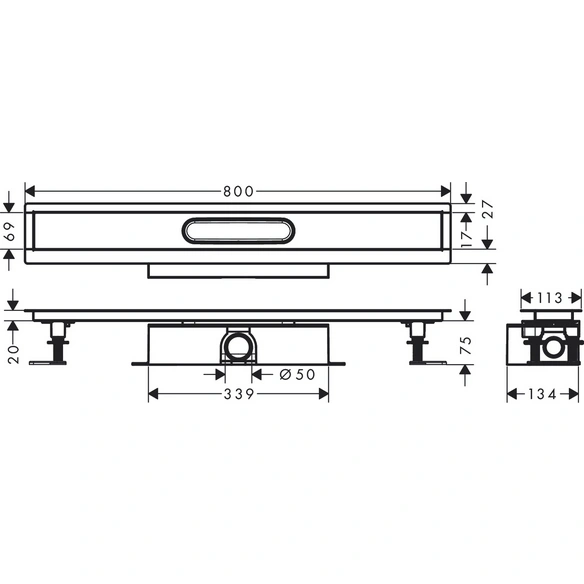 Grundkörper »uBox universal«, 800, BxH: 13,9 x 9,5 cm