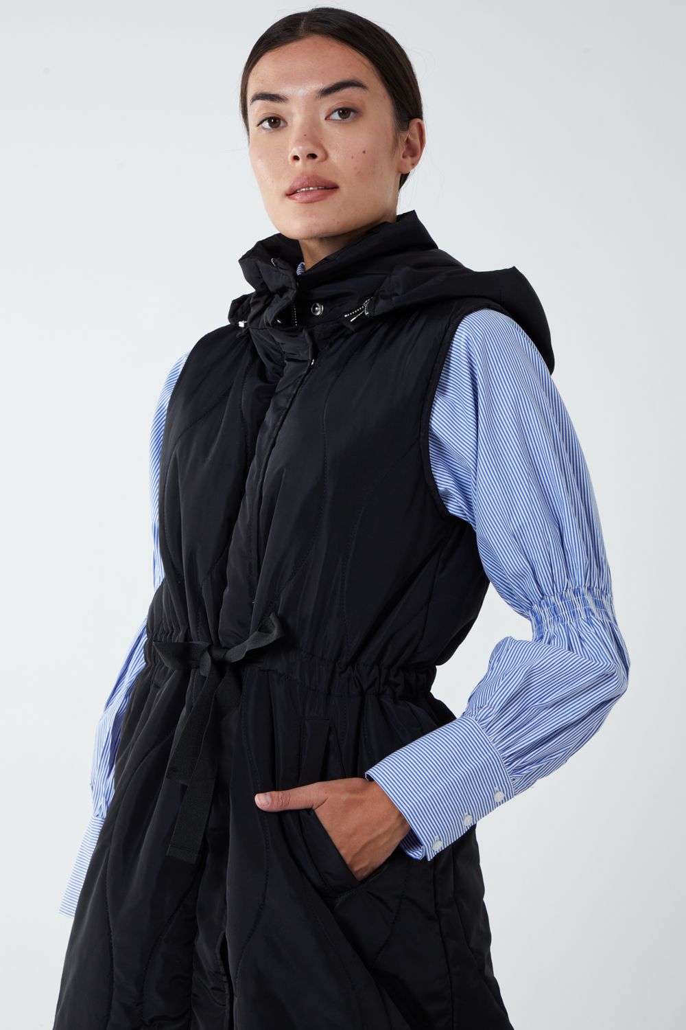 Blue Vanilla Onion Quilted Gilet