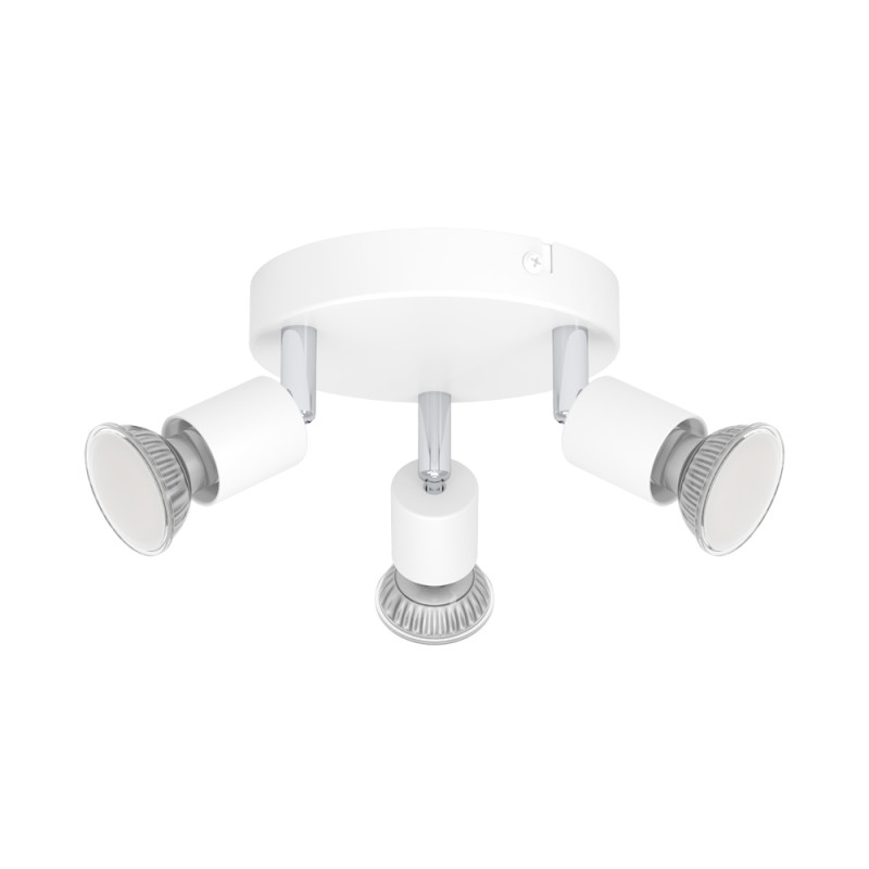 Spot Stecci-E blanc GU10 3 x 5 W EGLO