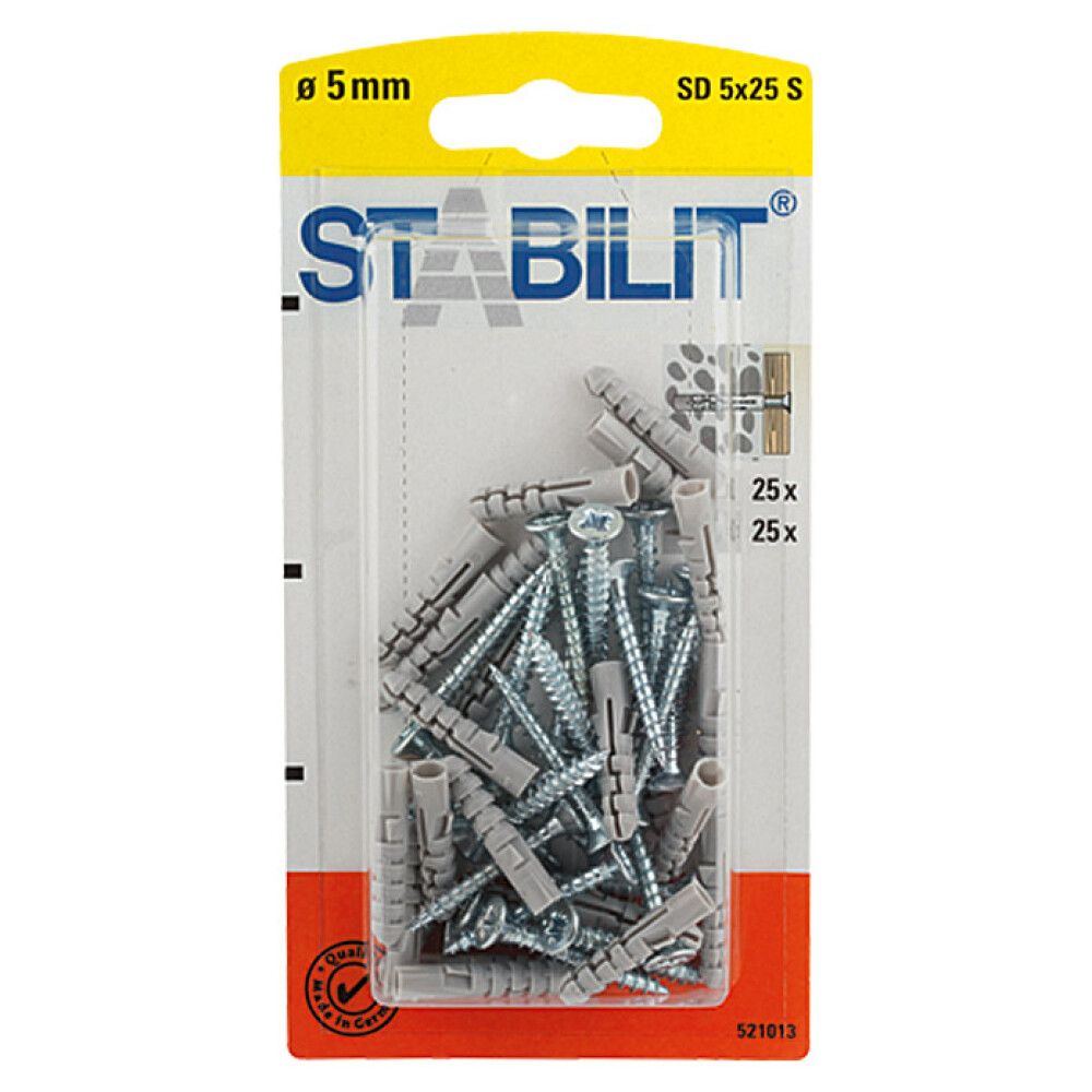 PLUGG STABILIT 25/70 X 5/14 MM