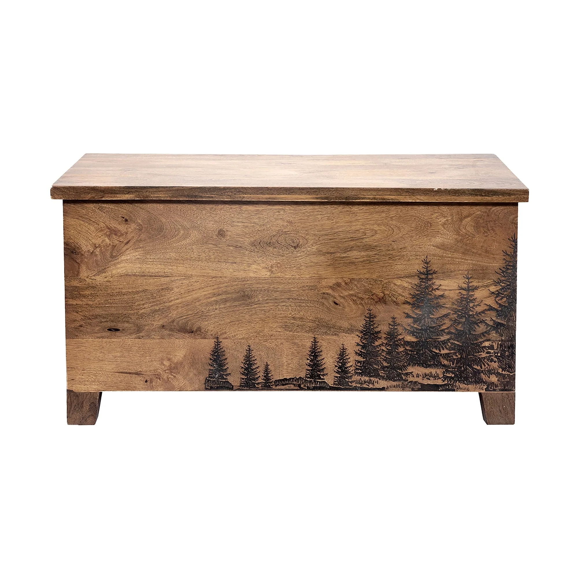 Porter Designs Cascade Cabin & Lodge Style Solid Wood Coffee Table, Natural