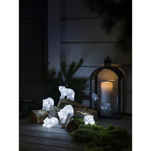 LED Figur, Kunststoff, BxHxL: 7 x 9 x 16 cm, inkl. Leuchtmittel