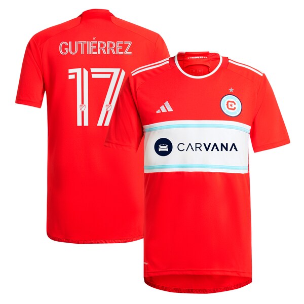 Brian Gutierrez Chicago Fire adidas 2024 Return To Red Replica Player Jersey - Red