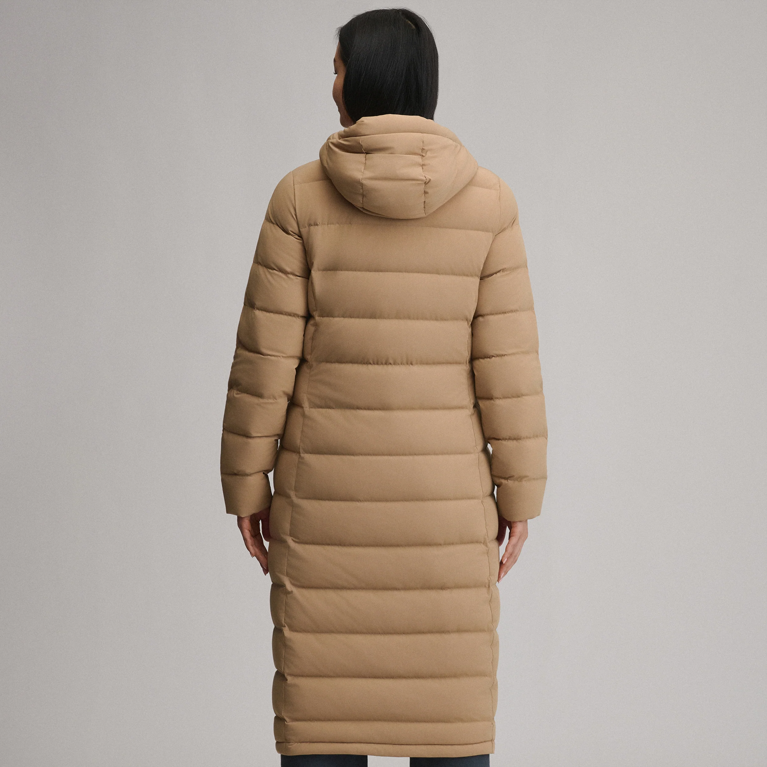 Women's EB Stretch Down Hooded Duffle Coat