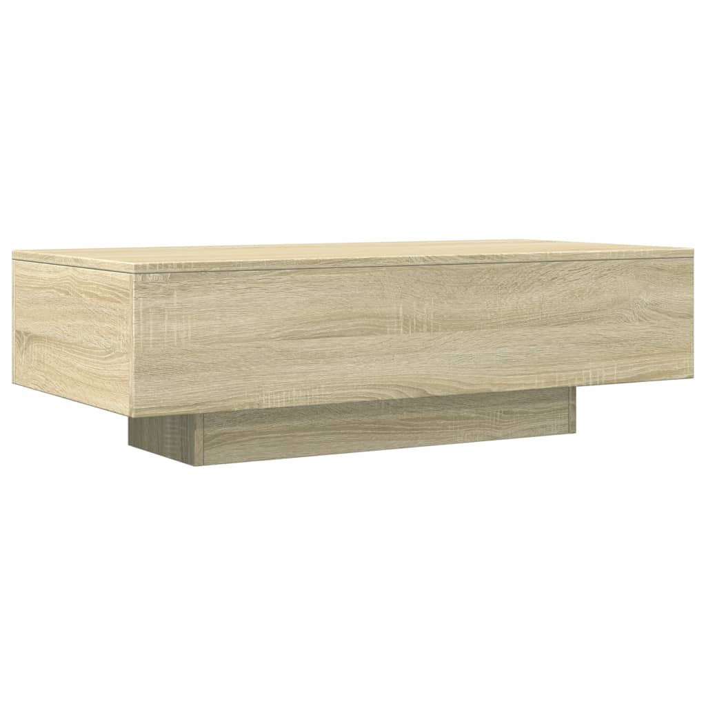 Stolik Kawowy Ława Stół Sonoma 100x49.5x31 Do Salonu Do Pokoju