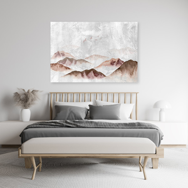 Feeby Obraz na płótnie, Ptaki nad górami 60x40