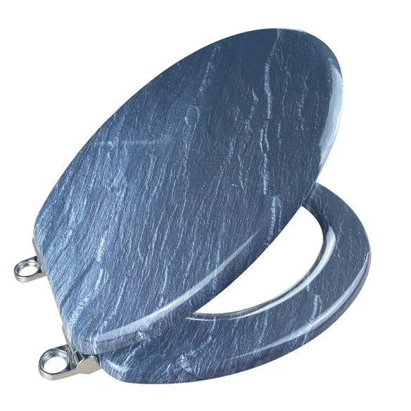 WC-Sitz »Schiefer«, Soft-Close, Take-Off, MDF