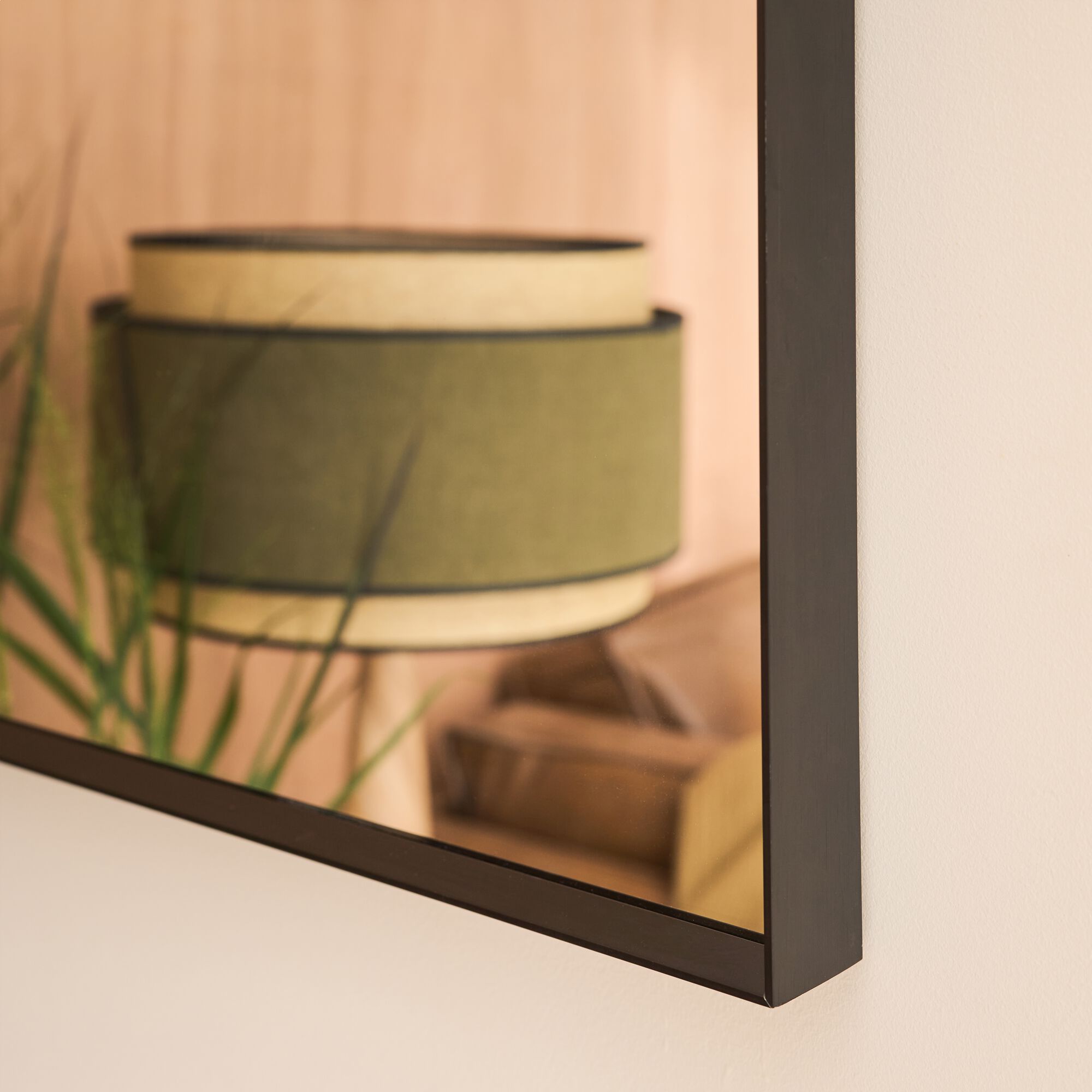 LORIS - Miroir arche en aluminium l61xH91cm - noir