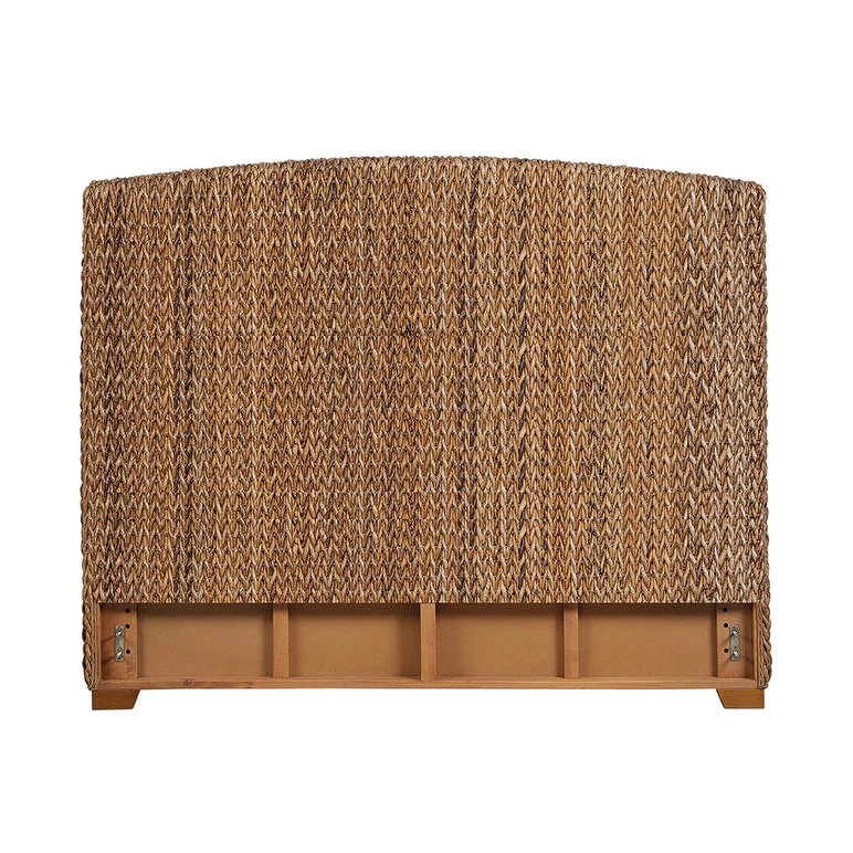 Laughton Woven Banana Leaf Headboard Amber