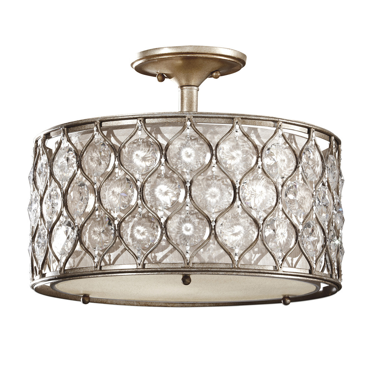 Lampa sufitowa oksydowany srebrny Lucia 3xE27x60W Feiss