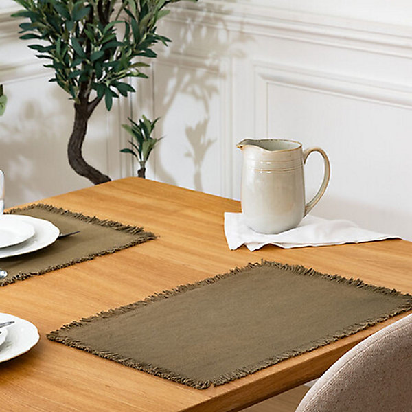 Lot de 6 Sets de table Maha en coton
