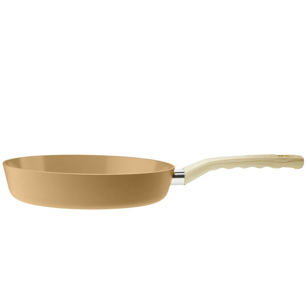 Poêle alu antiadhésif induction Ø24cm marron